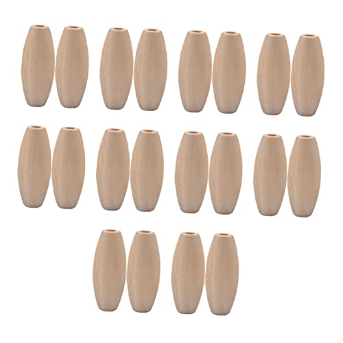 Operitacx 100 Stück Oval Holzperlen DIY Schmuckperlen für Basteln und Auffädeln Glatte Oberfläche Vielseitige Holzperlen für Armbänder Halsketten Dekorationen und DIY Accessoires Operitacx 100 Stück Oval Holzperlen DIY Schmuckperlen für Basteln und Auffädeln Glatte Oberfläche Vielseitige Holzperlen für Armbänder Halsketten Dekorationen und DIY Accessoires von Operitacx