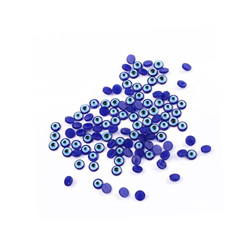 Operitacx 100 Stück Resin Blaue Evil Eye Perlen Flachrund Schmuck Bastelperlen für Diy Armbänder Halsketten Kreative Schmuckherstellung und Dekoration Operitacx 100 Stück Resin Blaue Evil Eye Perlen Flachrund Schmuck Bastelperlen für Diy Armbänder Halsketten Kreative Schmuckherstellung und Dekoration von Operitacx