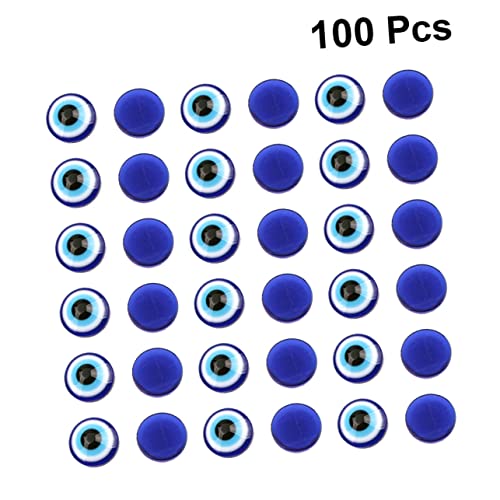 Operitacx 100 Stück Resin Flache Blaue Evil Eye Perlen für Schmuckherstellung Diy Armbänder Bastelperlen Handwerk Zubehör Operitacx 100 Stück Resin Flache Blaue Evil Eye Perlen für Schmuckherstellung Diy Armbänder Bastelperlen Handwerk Zubehör von Operitacx