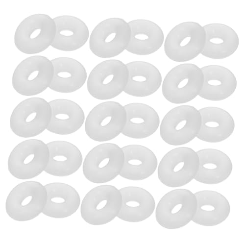 Operitacx 100 Stück Silikon ring Abstandshalter Armband Positionierungsperlen Dicke Antirutsch Gummi Spacer für Schmuckherstellung und Sichere Fixierung Operitacx 100 Stück Silikon ring Abstandshalter Armband Positionierungsperlen Dicke Antirutsch Gummi Spacer für Schmuckherstellung und Sichere Fixierung von Operitacx