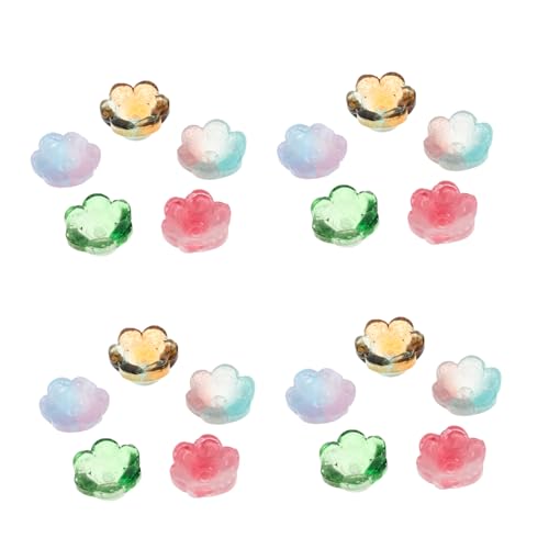 Operitacx 100 Stück Teiliges Bunte Glockenblumen Perlen mit Farbverlauf Langlebige DIY Schmuckperlen für Handgemachte Armbänder Halsketten Leichte Glasperlen für Kreative Bastelprojekte Operitacx 100 Stück Teiliges Bunte Glockenblumen Perlen mit Farbverlauf Langlebige DIY Schmuckperlen für Handgemachte Armbänder Halsketten Leichte Glasperlen für Kreative Bastelprojekte von Operitacx