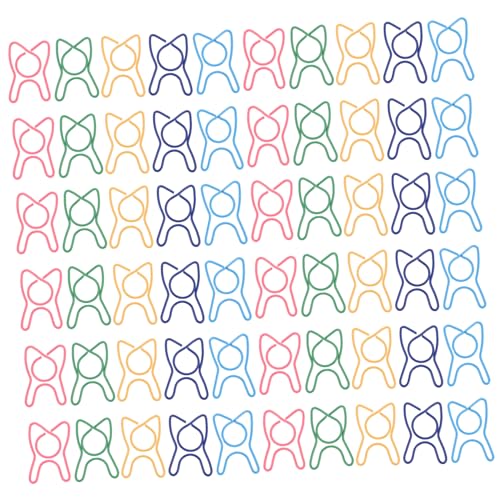 Operitacx 100 Stück Teiliges Bunte Zahnförmige Büroklammern aus Metall Dekorative Kleine Journal Clips für Schule Büro Scrapbooking Planer und Organisation von Operitacx