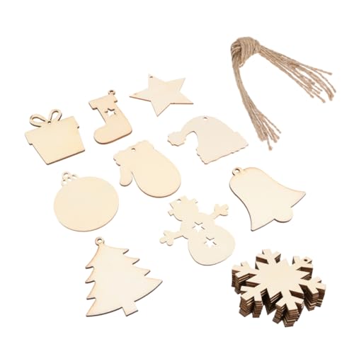 Operitacx 100 Stück Teiliges Holzanhänger Weihnachtsdeko Naturbelassene Glatte Holzscheiben mit Weihnachtsmotiv zum Basteln und Bemalen für Christbaum Heim und Gartendekoration Operitacx 100 Stück Teiliges Holzanhänger Weihnachtsdeko Naturbelassene Glatte Holzscheiben mit Weihnachtsmotiv zum Basteln und Bemalen für Christbaum Heim und Gartendekoration von Operitacx