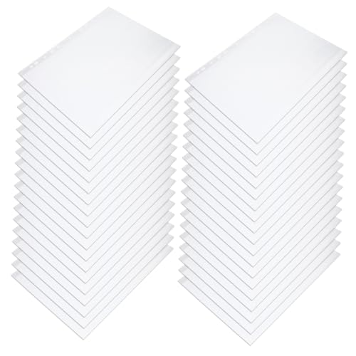 Operitacx 100 Stück Teiliges Transparente Folientaschen Verschleißfeste Lose Dokumentenhüllen Abheftbare Klarsichthüllen Ring ordner Praktische Ordnungsmappe für Schüler und Büro Operitacx 100 Stück Teiliges Transparente Folientaschen Verschleißfeste Lose Dokumentenhüllen Abheftbare Klarsichthüllen Ring ordner Praktische Ordnungsmappe für Schüler und Büro von Operitacx