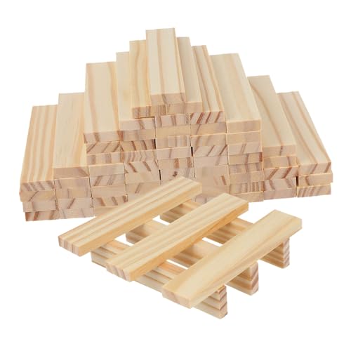 Operitacx 100 Stück Unbehandelte Holzplanken für Bastelprojekte für Vorschul Lernspielzeug und Gruppenaktivitäten im Kindergarten Operitacx 100 Stück Unbehandelte Holzplanken für Bastelprojekte für Vorschul Lernspielzeug und Gruppenaktivitäten im Kindergarten von Operitacx