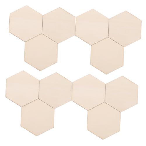 Operitacx 100 Stück Unlackierte Holzhexagon Scheiben für Diy Projekte Blanko Untersetzer Holz für Malerei und Dekoration für Hochzeiten und Partys Operitacx 100 Stück Unlackierte Holzhexagon Scheiben für Diy Projekte Blanko Untersetzer Holz für Malerei und Dekoration für Hochzeiten und Partys von Operitacx