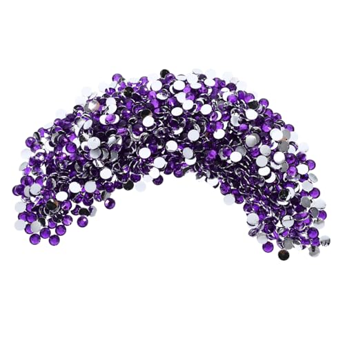 Operitacx 1000 Stück Flache Rückseite Strasssteine Resin Glitzernde Diy Nagelkunst Hochzeitskleider Kleidung Handyhüllen Gesichtsbemalung Schmuckherstellung Zubehör Lila Operitacx 1000 Stück Flache Rückseite Strasssteine Resin Glitzernde Diy Nagelkunst Hochzeitskleider Kleidung Handyhüllen Gesichtsbemalung Schmuckherstellung Zubehör Lila von Operitacx