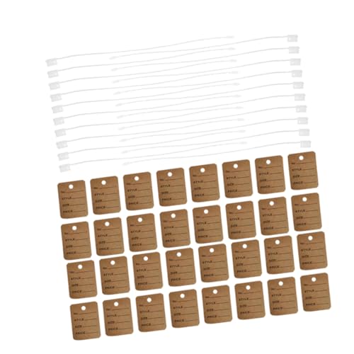 Operitacx 1000 Stück Preisschilder aus Kraftpapier mit Schnur Beschreibbare Etiketten für Kleidung Schmuck Robuste Hängeetiketten für Einzelhandel und Inventarmanagement Operitacx 1000 Stück Preisschilder aus Kraftpapier mit Schnur Beschreibbare Etiketten für Kleidung Schmuck Robuste Hängeetiketten für Einzelhandel und Inventarmanagement von Operitacx