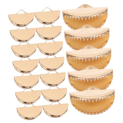 Operitacx 1000 Stück Tassel Making Fastener Zubehör Schmuck Kordel Endstücke Quetschperlen für Diy Armbänder Hochwertige Klemmen für Vielseitige Anwendungen von Operitacx