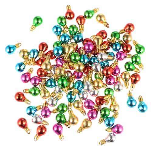 Operitacx 100Stück Mini Weihnachtskugeln Kristallkugel-Anhänger runde Glühbirne Weihnachtsbaum Weihnachtsschmuck Bastelperlen selber Machen kreatives DIY-Perlenzubehör Miniatur kleine Perlen Lob Operitacx 100Stück Mini Weihnachtskugeln Kristallkugel-Anhänger runde Glühbirne Weihnachtsbaum Weihnachtsschmuck Bastelperlen selber Machen kreatives DIY-Perlenzubehör Miniatur kleine Perlen Lob von Operitacx