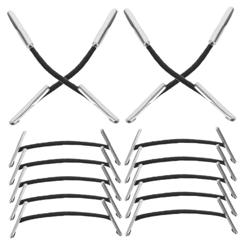 Operitacx 100stücke Elastische Bänder Mit Haken Für Hüte Und Fascinators Stretchband Mit Metallenden Stretchband Zum Befestigen Von Gegenständen Und Abzeichen von Operitacx