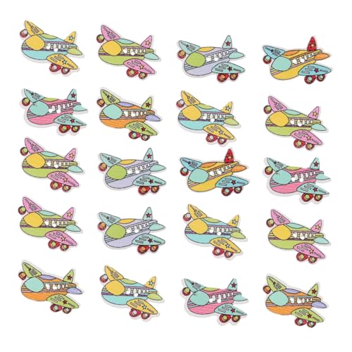 Operitacx 100stücke Holzknöpfe Bunte Cartoon Flugzeug Knöpfe Für Bastelbedarf Zum Verzieren Von Kleidung Taschen Und Accessoires Operitacx 100stücke Holzknöpfe Bunte Cartoon Flugzeug Knöpfe Für Bastelbedarf Zum Verzieren Von Kleidung Taschen Und Accessoires von Operitacx