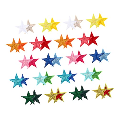 Operitacx 102 Stück Teiliges Bunte Fünfzackige Stern patches zum Aufbügeln Langlebige Polyester applikationen für DIY Kleidung Schuhe Hüte Rucksäcke Vielseitige Stoffaufnäher zur Reparatur Operitacx 102 Stück Teiliges Bunte Fünfzackige Stern patches zum Aufbügeln Langlebige Polyester applikationen für DIY Kleidung Schuhe Hüte Rucksäcke Vielseitige Stoffaufnäher zur Reparatur von Operitacx