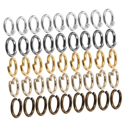 Operitacx 10Er-Packungen Biegeringe Metall Offene Schmuckringe für DIY Schmuckherstellung Stabile Verbindungsringe für Halsketten Armbänder und Ohrringe Vielseitige Bead Connectoren Operitacx 10Er-Packungen Biegeringe Metall Offene Schmuckringe für DIY Schmuckherstellung Stabile Verbindungsringe für Halsketten Armbänder und Ohrringe Vielseitige Bead Connectoren von Operitacx