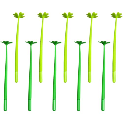 Operitacx 10St Kleestift kugelschreiber gelstifte ballpoint pen funny presents Blattdekorationsstifte Punkt entzückender Stift Tintenstift mit vier Kleeblättern weiches Gummi Operitacx 10St Kleestift kugelschreiber gelstifte ballpoint pen funny presents Blattdekorationsstifte Punkt entzückender Stift Tintenstift mit vier Kleeblättern weiches Gummi von Operitacx