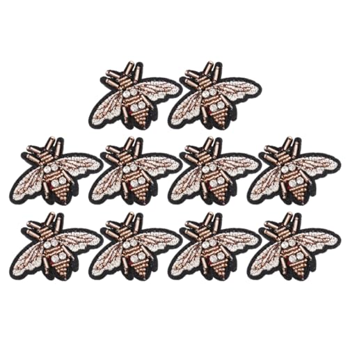 Operitacx 10St Kleidersticker mit Perlen Kinder nähen Aufkleber vorhanden Flecken für Bienen-Gastgeschenke bügeleisen Bienenförmige Applikation DIY-Stickpatches Kleidung Jacke Zubehör Operitacx 10St Kleidersticker mit Perlen Kinder nähen Aufkleber vorhanden Flecken für Bienen-Gastgeschenke bügeleisen Bienenförmige Applikation DIY-Stickpatches Kleidung Jacke Zubehör von Operitacx