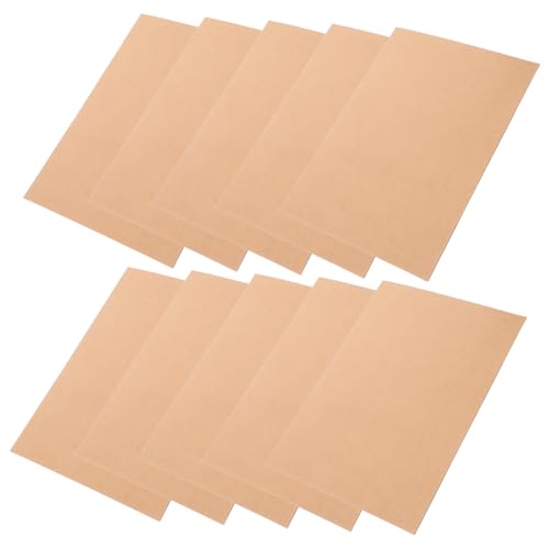Operitacx 10Stücke Aktenordner aus Kraftpapier Stabiler Datei Organizer für Büro und Schule Einfaches Öffnen und Schließen Hochwertiges Papiermaterial für Wichtige Dokumente von Operitacx