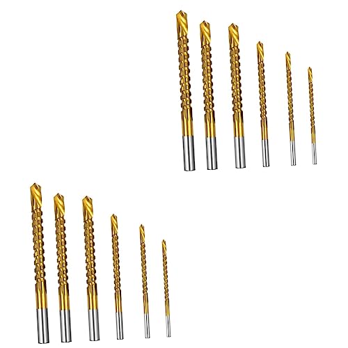 Operitacx 12 Stck. Teiliges Sägebohrer Set für Holzarbeiten Multifunktionale Twist Bohrer für Präzises Schneiden in Metall von Operitacx