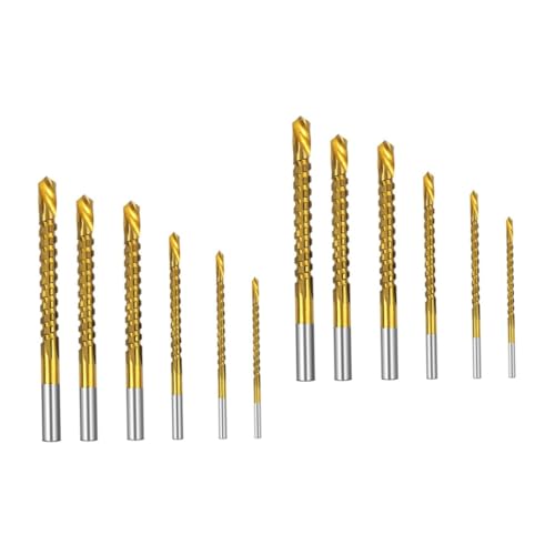 Operitacx 12 Stck. Teiliges Set Sägebohrer für Holzarbeiten Multifunktionale Spiralbohrer für Präzises Bohren Metall Einfach zu Handhaben und Effizient Operitacx 12 Stck. Teiliges Set Sägebohrer für Holzarbeiten Multifunktionale Spiralbohrer für Präzises Bohren Metall Einfach zu Handhaben und Effizient von Operitacx