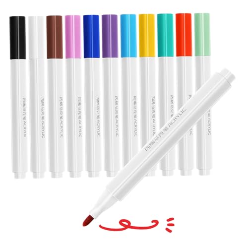 Operitacx 12 Stück Acryl Marker für Kunst Graffiti und Malerei Bunte Acrylstifte mit Weicher Spitze für Steine und Malbücher Vielseitig Einsetzbar für Künstler und Hobbyisten Operitacx 12 Stück Acryl Marker für Kunst Graffiti und Malerei Bunte Acrylstifte mit Weicher Spitze für Steine und Malbücher Vielseitig Einsetzbar für Künstler und Hobbyisten von Operitacx