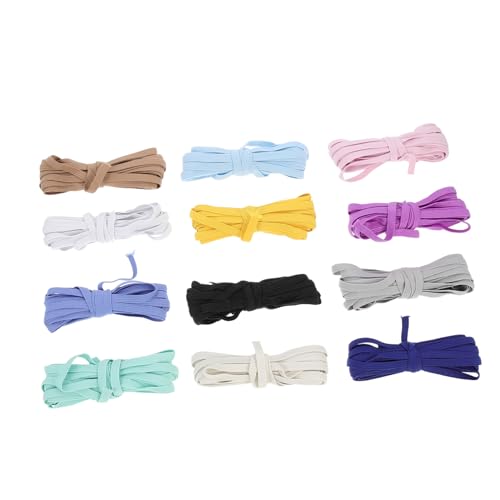 Operitacx 12 Stück Elastische Bänder für Diy Handwerksprojekte Hochwertige Gummibänder für Kleidung Masken und Mehr Zufällige Farben Zufällige Farbe Operitacx 12 Stück Elastische Bänder für Diy Handwerksprojekte Hochwertige Gummibänder für Kleidung Masken und Mehr Zufällige Farben Zufällige Farbe von Operitacx