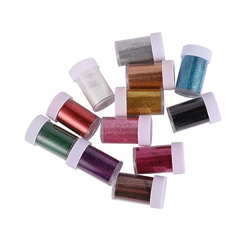 Operitacx 12 Stück -Glitter-Pulver Flasche Glitter-Perlen-Pulver nail pigment powder nail glitter kosmetischer Glitzer für das Gesicht Glitzer Pailletten glitzer nagellack Nagelpuder Operitacx 12 Stück -Glitter-Pulver Flasche Glitter-Perlen-Pulver nail pigment powder nail glitter kosmetischer Glitzer für das Gesicht Glitzer Pailletten glitzer nagellack Nagelpuder von Operitacx