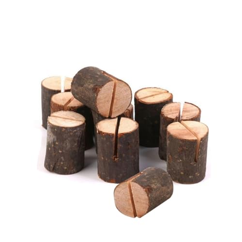 Operitacx 12 Stück Holzklammern Baumstumpf form Tischkartenhalter für Hochzeiten Party Memo Fotohalter mit Natürlicher Rinde Vielseitig als Menükarten Namensschildständer Geeignet Operitacx 12 Stück Holzklammern Baumstumpf form Tischkartenhalter für Hochzeiten Party Memo Fotohalter mit Natürlicher Rinde Vielseitig als Menükarten Namensschildständer Geeignet von Operitacx