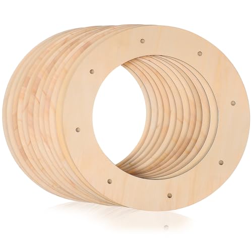 Operitacx 12 Stück Holzkranz-Rahmen Unvollendete Holz-Bastelarbeiten Blumen-Kreolen Diy-Ostergirlande Holz-Hängedekorationen Für Diy-Hochzeitskranz Wand Heim-Basteldekoration Operitacx 12 Stück Holzkranz-Rahmen Unvollendete Holz-Bastelarbeiten Blumen-Kreolen Diy-Ostergirlande Holz-Hängedekorationen Für Diy-Hochzeitskranz Wand Heim-Basteldekoration von Operitacx