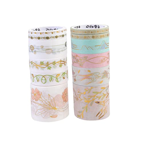 Operitacx 12 Stück Kreative Washi Tape Aufkleber für Diy Tagebuch Scrapbooking und Geschenkverpackung Dekoratives Klebeband Hochwertigem Papier für Kalender und Planung Operitacx 12 Stück Kreative Washi Tape Aufkleber für Diy Tagebuch Scrapbooking und Geschenkverpackung Dekoratives Klebeband Hochwertigem Papier für Kalender und Planung von Operitacx