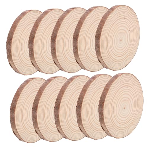 Operitacx 12 Stück Runde Holzscheiben Unbehandelte Natürliche Holzscheiben für Diy Bastelarbeiten Hochzeiten Weihnachtsdekoration Vielseitig Einsetzbar Operitacx 12 Stück Runde Holzscheiben Unbehandelte Natürliche Holzscheiben für Diy Bastelarbeiten Hochzeiten Weihnachtsdekoration Vielseitig Einsetzbar von Operitacx