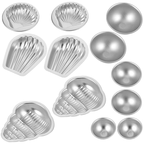 Operitacx 12 Stück Teiliges Aluminiumlegierung Badebomben und Seifenform Diy Badekugel und Shampoo für Persönliche und Professionelle Anwendungen Operitacx 12 Stück Teiliges Aluminiumlegierung Badebomben und Seifenform Diy Badekugel und Shampoo für Persönliche und Professionelle Anwendungen von Operitacx