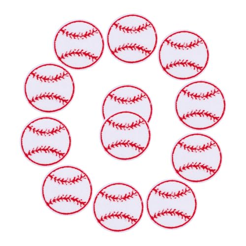 Operitacx 12 Stück Teiliges Aufbügel Patches für Baseball Dekorative Stickereien für Kleidung Taschen und Hüte Einfache Anwendung Vielseitig Einsetzbar Einzigartiges Design Operitacx 12 Stück Teiliges Aufbügel Patches für Baseball Dekorative Stickereien für Kleidung Taschen und Hüte Einfache Anwendung Vielseitig Einsetzbar Einzigartiges Design von Operitacx