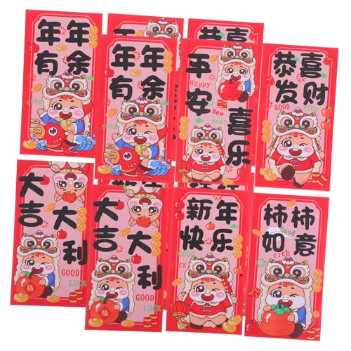 Operitacx 12 Stück Teiliges Chinesische Neujahrsbriefumschläge Pferdejahr Motiv Dickes Papier Festliche Rote Umschläge für Frühlingsfest und Familienfeiern Traditionell und Elegant Operitacx 12 Stück Teiliges Chinesische Neujahrsbriefumschläge Pferdejahr Motiv Dickes Papier Festliche Rote Umschläge für Frühlingsfest und Familienfeiern Traditionell und Elegant von Operitacx