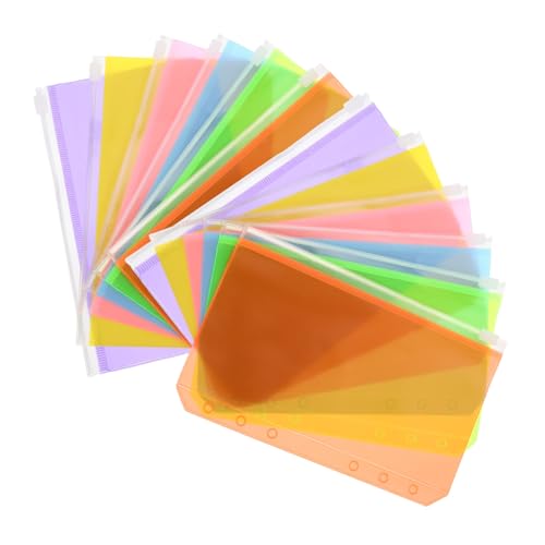 Operitacx 12 Stück Teiliges Dokumententaschen mit Reißverschluss PVC Ordnerbeutel Transparent Wiederverwendbar Geeignet für Ringbücher und Organizer im Büro und Heimgebrauch Operitacx 12 Stück Teiliges Dokumententaschen mit Reißverschluss PVC Ordnerbeutel Transparent Wiederverwendbar Geeignet für Ringbücher und Organizer im Büro und Heimgebrauch von Operitacx