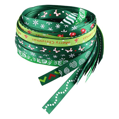 Operitacx 12 Stück Teiliges Geschenkband Breit Lang Festliche Weihnachts Dekobänder aus Polyester für Geschenkverpackung Basteln Blumensträuße und Partydeko Operitacx 12 Stück Teiliges Geschenkband Breit Lang Festliche Weihnachts Dekobänder aus Polyester für Geschenkverpackung Basteln Blumensträuße und Partydeko von Operitacx
