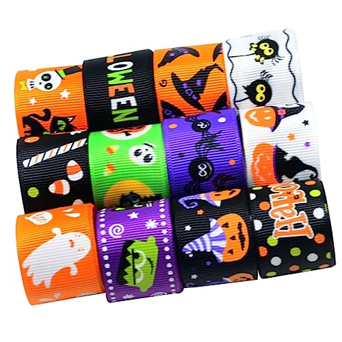 Operitacx 12 Stück Teiliges Halloween Dekoband Set mit Bunten Mustern für DIY Projekte und Partydekorationen Bastelzubehör für Festivitäten Operitacx 12 Stück Teiliges Halloween Dekoband Set mit Bunten Mustern für DIY Projekte und Partydekorationen Bastelzubehör für Festivitäten von Operitacx