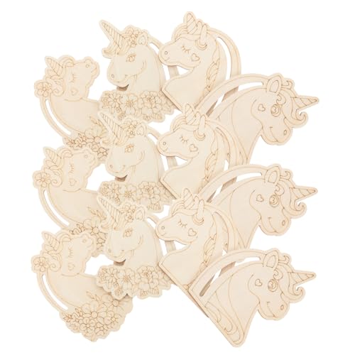 Operitacx 12 Stück Teiliges Holz Einhorn Ausschnitte zum Basteln Naturbelassene DIY Holzformen für Kreative Handwerksprojekte Sicher für Erwachsene als Geschenk und Dekoration Operitacx 12 Stück Teiliges Holz Einhorn Ausschnitte zum Basteln Naturbelassene DIY Holzformen für Kreative Handwerksprojekte Sicher für Erwachsene als Geschenk und Dekoration von Operitacx