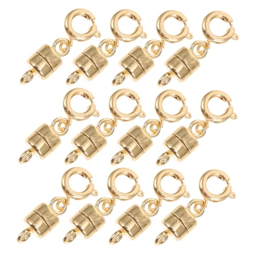 Operitacx 12 Stück Teiliges Magnetische Schmuckverschlüsse mit Kettenverlängerung Einfacher Magnetverschluss für Armband Halskette und Fußkettchen Sicherer Halt Vielseitig Einsetzbar zum Operitacx 12 Stück Teiliges Magnetische Schmuckverschlüsse mit Kettenverlängerung Einfacher Magnetverschluss für Armband Halskette und Fußkettchen Sicherer Halt Vielseitig Einsetzbar zum von Operitacx