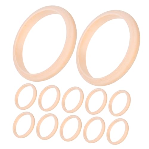 Operitacx 12 Stück Teiliges Naturbelassener Unlackierter Holzarmbänder Breit Innendurchmesser Glatte Oberfläche Vielseitig Bemalbare Holzringe für DIY Schmuck und Bastelprojekte Operitacx 12 Stück Teiliges Naturbelassener Unlackierter Holzarmbänder Breit Innendurchmesser Glatte Oberfläche Vielseitig Bemalbare Holzringe für DIY Schmuck und Bastelprojekte von Operitacx