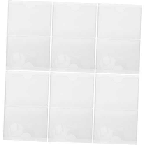 Operitacx 12 Stück Teiliges Selbstklebende Transparente PVC Kartenhüllen Widerstandsfähige Etiketten Taschen mit Starker Haftung Vielseitig für Büro Versand und Organisation Operitacx 12 Stück Teiliges Selbstklebende Transparente PVC Kartenhüllen Widerstandsfähige Etiketten Taschen mit Starker Haftung Vielseitig für Büro Versand und Organisation von Operitacx