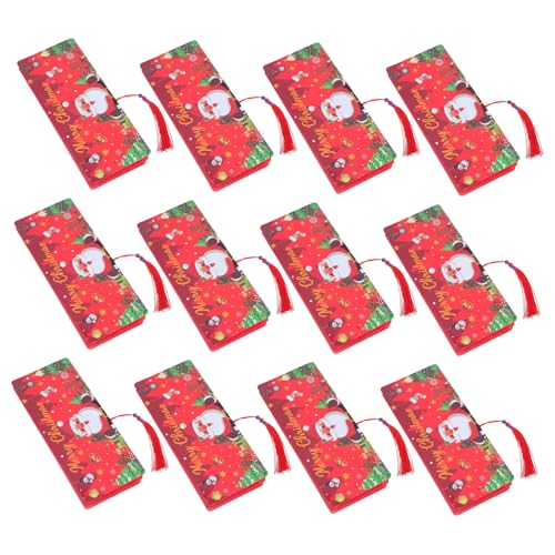 Operitacx 12 Stück Teiliges Weihnachtsgeldhalter Kartenfächern Rotes Papierdesign Robuster Geldumschlag für Weihnachten Handlich und Tragbar für Weihnachtsfeier-geschenke und Kreative Operitacx 12 Stück Teiliges Weihnachtsgeldhalter Kartenfächern Rotes Papierdesign Robuster Geldumschlag für Weihnachten Handlich und Tragbar für Weihnachtsfeier-geschenke und Kreative von Operitacx