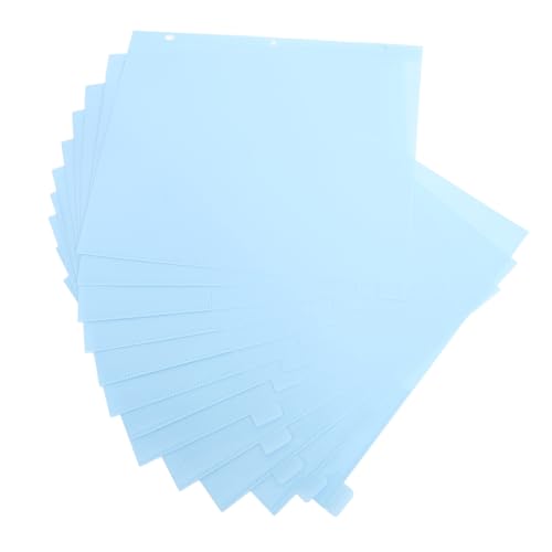 Operitacx 12 Teiliger Aktenhalter Multifunktional Bewegliche Seitenordner Teiler Stapelbarer Organizer Und Ordner Taschenteiler Lose Dokumente Ordnertasche Blattfach Pp Himmelblau Operitacx 12 Teiliger Aktenhalter Multifunktional Bewegliche Seitenordner Teiler Stapelbarer Organizer Und Ordner Taschenteiler Lose Dokumente Ordnertasche Blattfach Pp Himmelblau von Operitacx