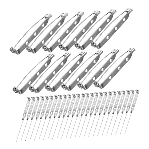 Operitacx 120 Stück Brosche Pins Sicherheitsnadeln Eisenmaterial für Diy Schmuckherstellung und Langlebig für Bastelarbeiten Namensschilder und Mehr Operitacx 120 Stück Brosche Pins Sicherheitsnadeln Eisenmaterial für Diy Schmuckherstellung und Langlebig für Bastelarbeiten Namensschilder und Mehr von Operitacx