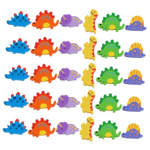Operitacx 120 Stück Cartoon Dinosaurier Radiergummis Praktische Kleine Radiergummis für Mitgebsel für Geburtstagsfeiern und Schulgeschenke Sicher und Handlich von Operitacx