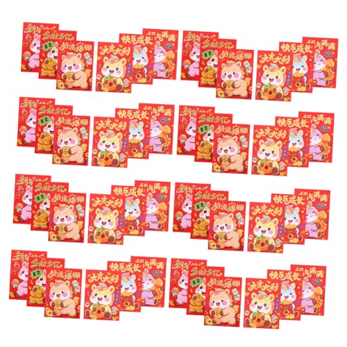 Operitacx 120 Stück Rotes Umschlag Traditionelle Chinesische Hongbao Glücksgeldumschläge Jahr Des Pferdes Frühlingsfest Geschenkumschläge mit Pferdemotiv Operitacx 120 Stück Rotes Umschlag Traditionelle Chinesische Hongbao Glücksgeldumschläge Jahr Des Pferdes Frühlingsfest Geschenkumschläge mit Pferdemotiv von Operitacx