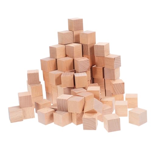 Operitacx 120 Stück Teiliges Natürliche Quadratische Holzklötze Unlackierte Bastelwürfel aus Holz für DIY Malen Stapeln Bauen Motorischer Fähigkeiten und Kreativität Operitacx 120 Stück Teiliges Natürliche Quadratische Holzklötze Unlackierte Bastelwürfel aus Holz für DIY Malen Stapeln Bauen Motorischer Fähigkeiten und Kreativität von Operitacx