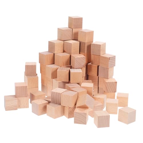 Operitacx 120 Stück Teiliges Quadratische Holzklötze aus Naturbelassenem Holz DIY Bausteine für Glatt Geschliffene Holzwürfel zum Malen Stapeln Basteln und Operitacx 120 Stück Teiliges Quadratische Holzklötze aus Naturbelassenem Holz DIY Bausteine für Glatt Geschliffene Holzwürfel zum Malen Stapeln Basteln und von Operitacx