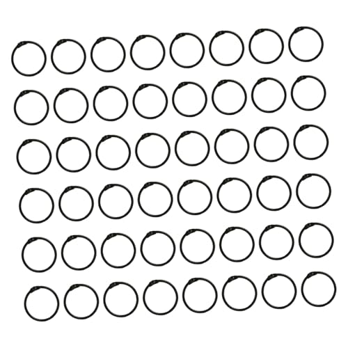 Operitacx 120 Stück verbindungsringe schnellhefter buchbinderinge Kleine Metallringe ringbindung Black Operitacx 120 Stück verbindungsringe schnellhefter buchbinderinge Kleine Metallringe ringbindung Black von Operitacx