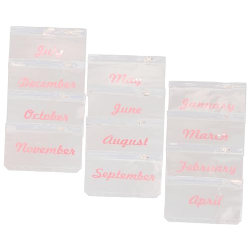 Operitacx 12Stücke Ordnertaschen aus Budget Binder mit Fächern Wiederverwendbare Geldtaschen für Schule Reisen Transparente Beutel für Dokumente und Tickets Operitacx 12Stücke Ordnertaschen aus Budget Binder mit Fächern Wiederverwendbare Geldtaschen für Schule Reisen Transparente Beutel für Dokumente und Tickets von Operitacx