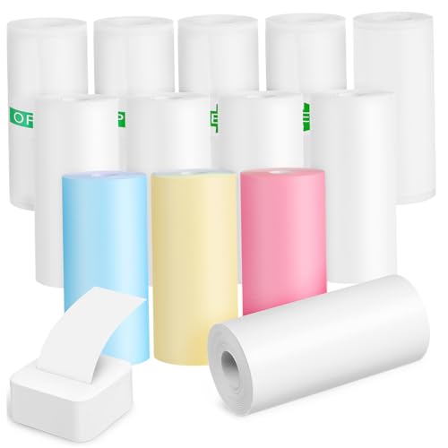 Operitacx 13 Rollen Mini Thermopapier Bunt Selbstklebend Farbiges Thermodruckpapier Für Fotos Etiketten Quittungen Vielseitig Einsetzbar Nachfüllpapier Operitacx 13 Rollen Mini Thermopapier Bunt Selbstklebend Farbiges Thermodruckpapier Für Fotos Etiketten Quittungen Vielseitig Einsetzbar Nachfüllpapier von Operitacx